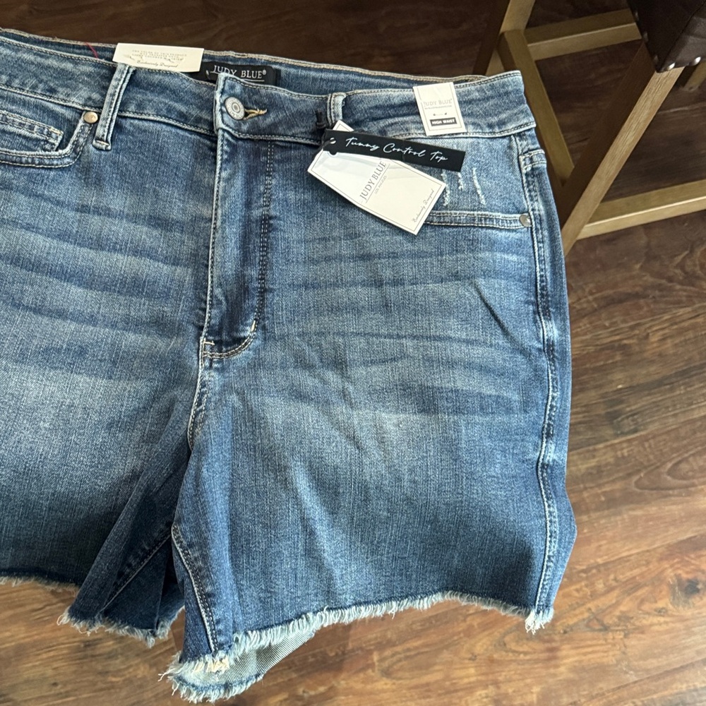 Trendy Blue Denim Shorts